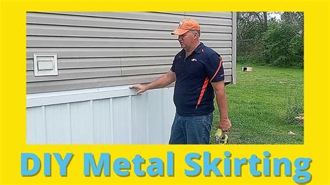 galvanized metal house skirting|corrugated metal mobile home skirting.